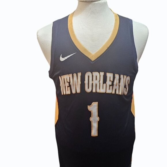 Nike NBA Authenics Zion WIlliamson  New Orleans Pelicans Swingman Jersey Men's L - Picture 3 of 11